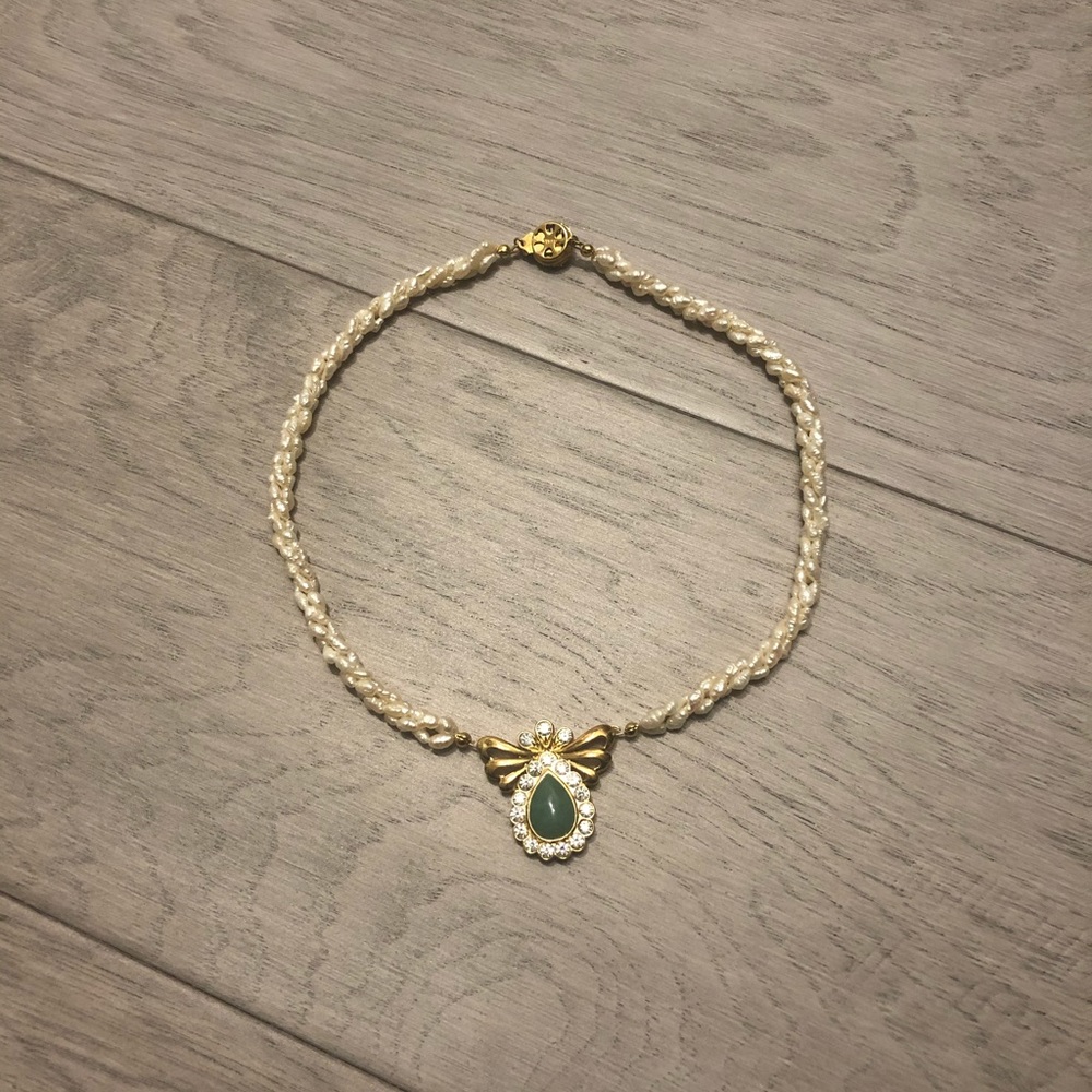 Pearl and Jade necklace